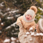 bébé au chaud en hiver