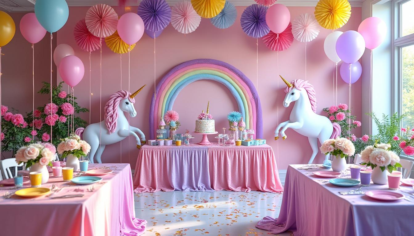 découvrez 10 idées créatives et originales pour organiser une fête d’anniversaire licorne inoubliable pour enfants : activités magiques, décorations féeriques et gourmandises colorées pour un moment plein de rêve et de bonheur !