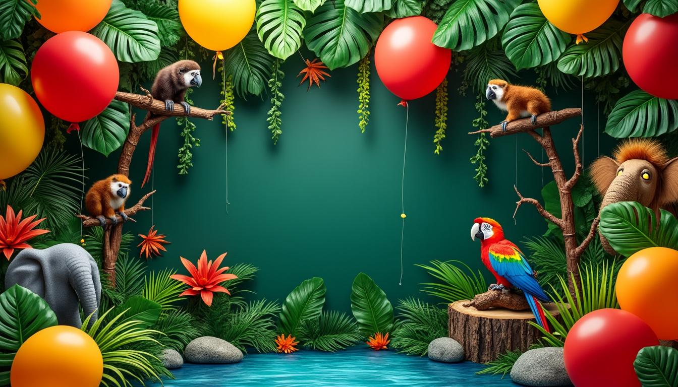 découvrez 10 idées originales pour organiser un anniversaire d'enfant sur le thème de la jungle. activités, déco, jeux et astuces pour une fête d'aventure inoubliable !