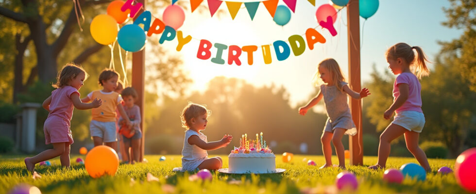 apportez de la magie à l’anniversaire de votre enfant avec une guirlande joyeux anniversaire originale ! idéale pour une décoration festive et personnalisée, cette guirlande égayera la fête et ravira tous les invités.