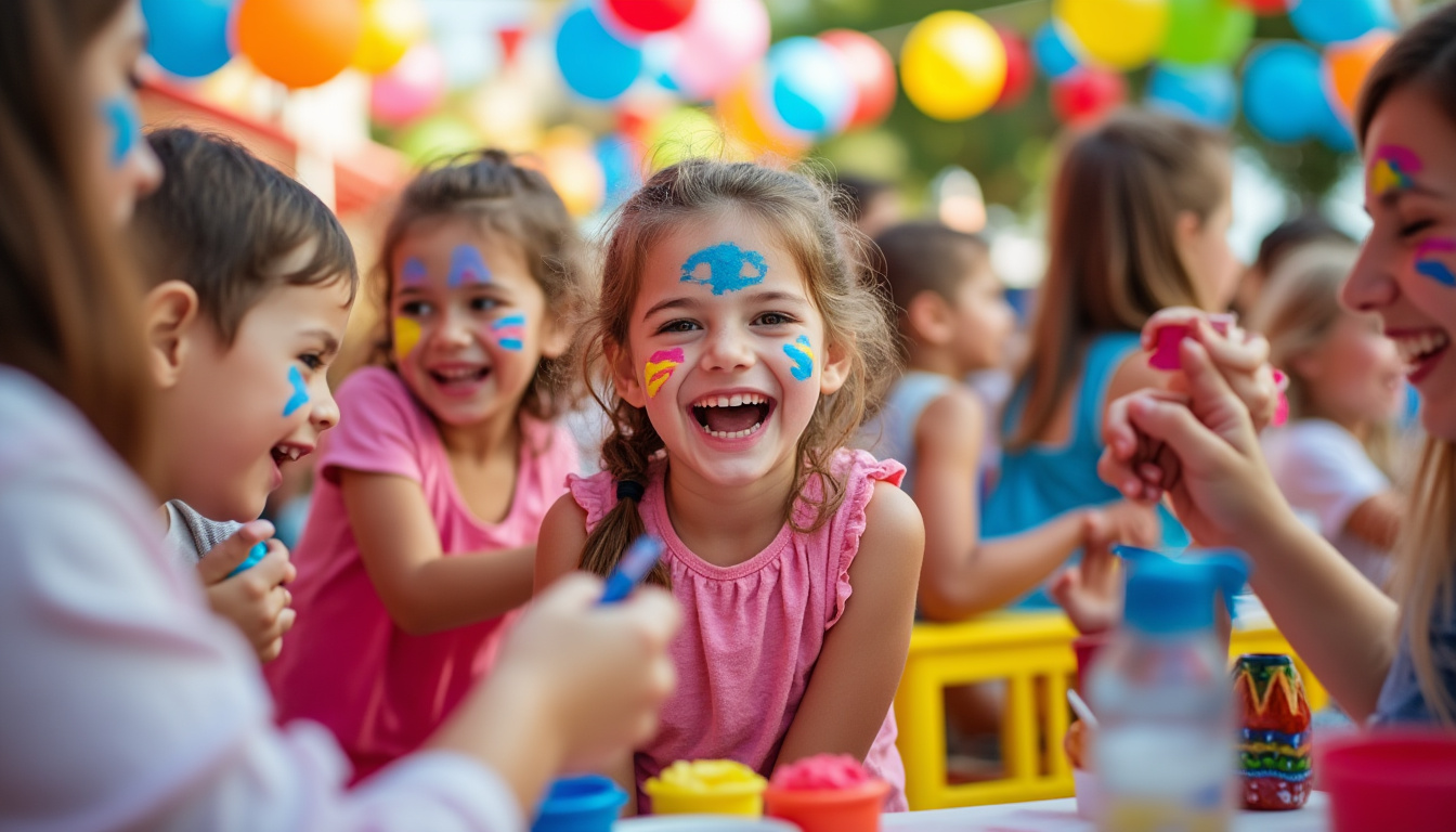 découvrez comment un atelier de maquillage enfant transforme un anniversaire en moment magique et créatif ! une activité ludique pour amuser les enfants et rendre leur fête inoubliable.