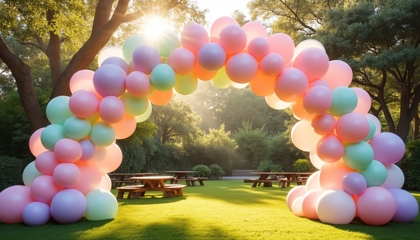 découvrez pourquoi une arche de ballons pastel est l’élément incontournable pour sublimer la décoration de la fête de votre enfant. ambiance magique et festivité garanties avec cette tendance colorée et joyeuse !