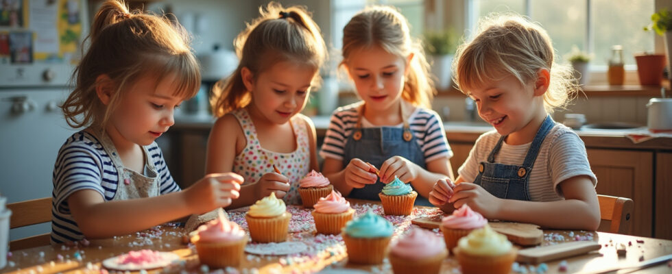 partagez un moment gourmand en famille avec des cupcakes décorés ! découvrez comment cette activité créative ravira petits et grands, tout en stimulant l’imagination et la convivialité à la maison.