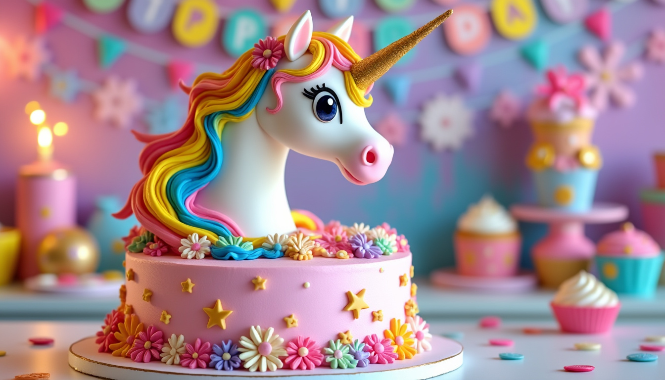 découvrez des idées créatives et inspirations pour réaliser un gâteau licorne en pâte à sucre. offrez à vos enfants un dessert féérique et inoubliable pour leur anniversaire ou toute occasion spéciale !