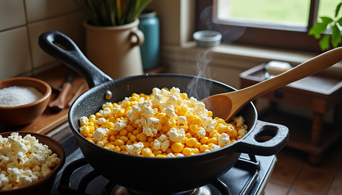 découvrez notre guide facile pour préparer un popcorn sucré fait maison, ultra moelleux et plein de saveurs ! astuces et recettes pour réussir à coup sûr ce délicieux en-cas gourmand.
