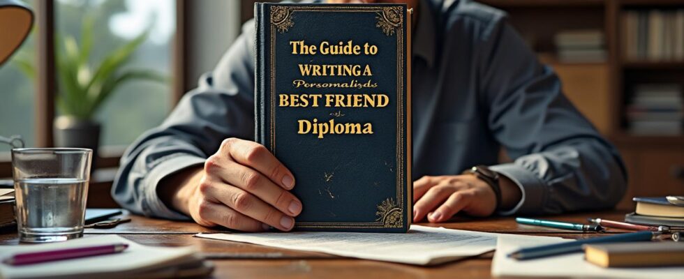 découvrez comment rédiger facilement un diplôme du meilleur copain personnalisé avec nos conseils, exemples et astuces pour créer un souvenir unique et mémorable.
