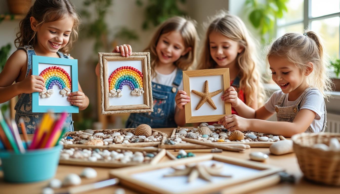 apprenez à créer un cadre photo unique et écologique pour enfant en utilisant des matériaux recyclés. un tutoriel simple et créatif pour décorer votre intérieur tout en respectant l'environnement.