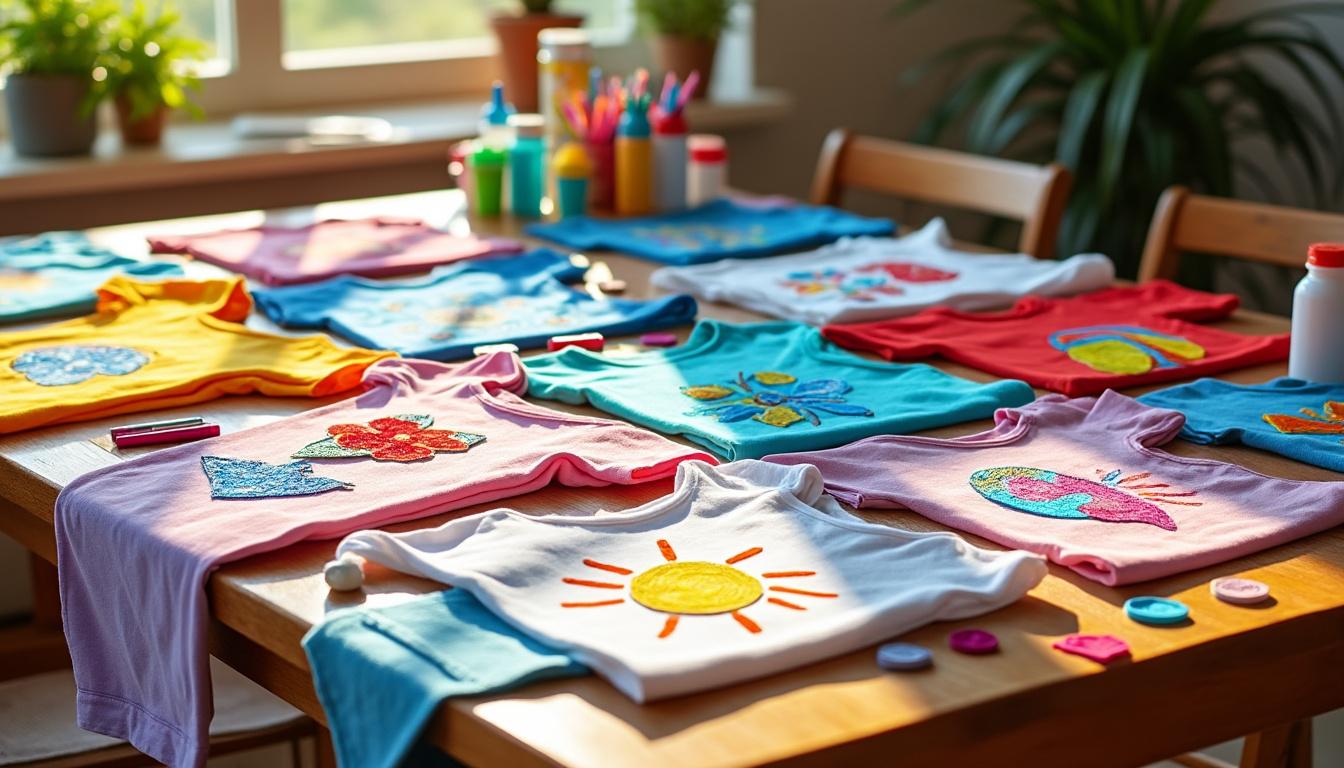découvrez comment créer des souvenirs inoubliables en personnalisant des t-shirts pour enfants, alliant créativité et moments uniques.