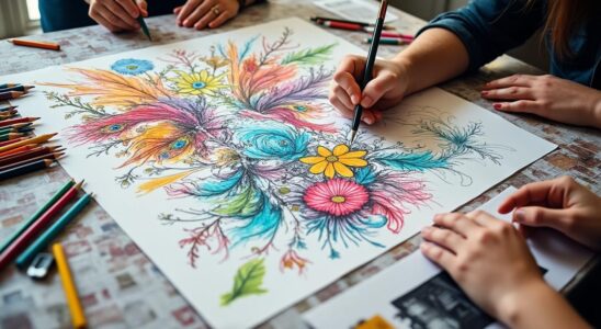 découvrez des idées d'activités créatives de dessin collectif sur grande feuille, parfaites pour stimuler l'imagination des artistes en herbe et partager un moment convivial.