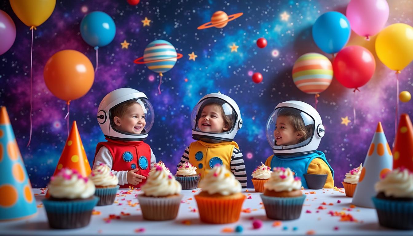 découvrez 10 accessoires indispensables pour organiser un anniversaire d'enfant inoubliable sur le thème astronaute, alliant fun et aventures spatiales.