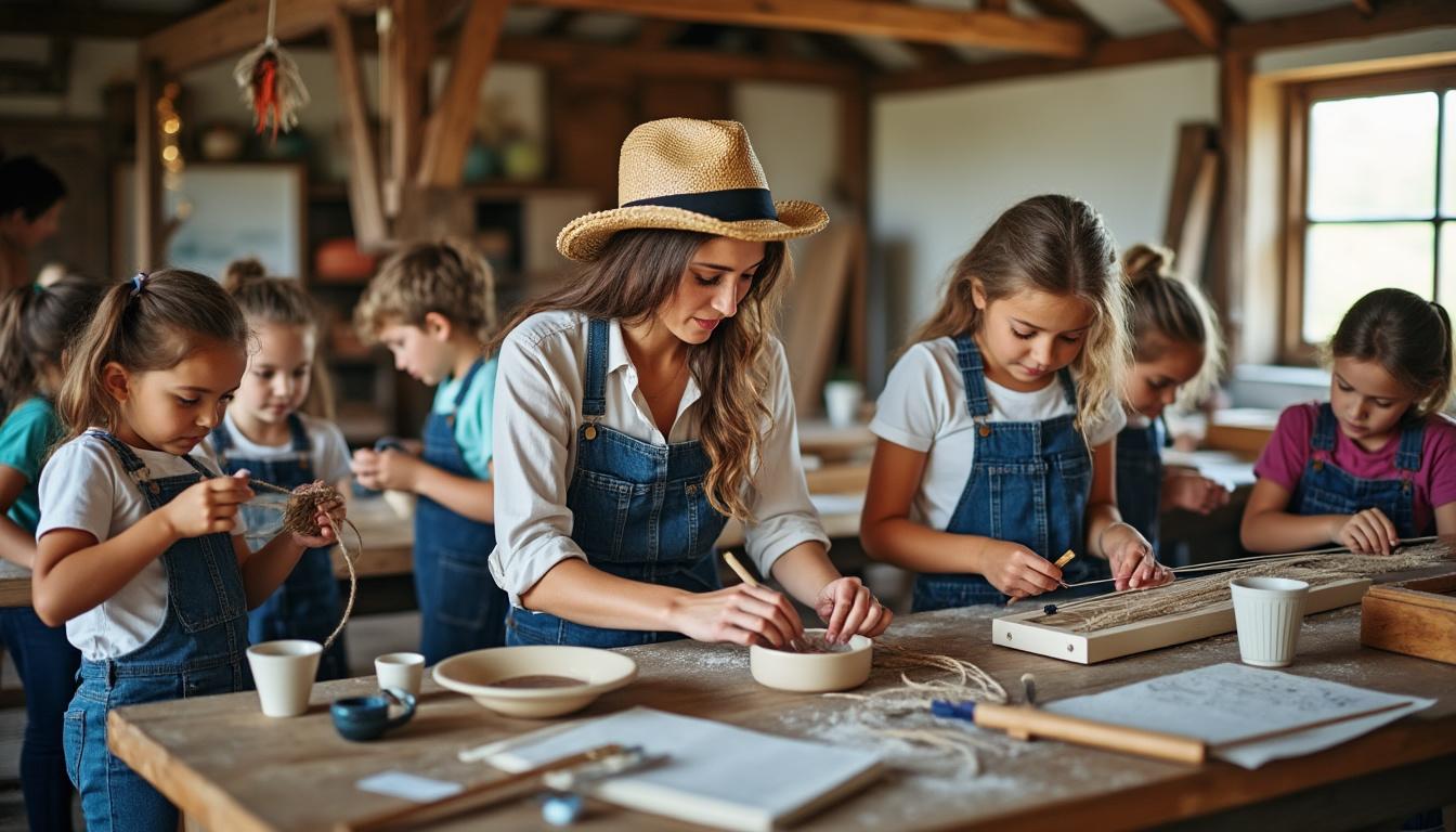organisez une fête inoubliable pour enfants dans une ferme pédagogique et créez des souvenirs mémorables grâce à des activités ludiques et éducatives au contact des animaux.