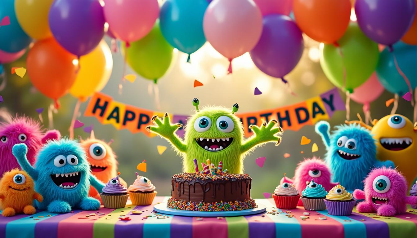 découvrez des décorations épiques pour un anniversaire d'enfant sur le thème du pays des monstres, pour une fête à couper le souffle pleine de magie et d'aventures.