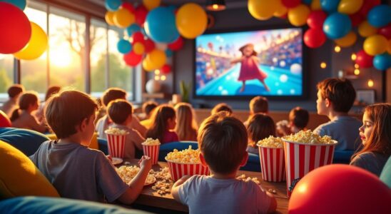 organisez une fête pour enfants au cinéma avec des thèmes créatifs et originaux pour une expérience inoubliable pleine de rires et de magie.