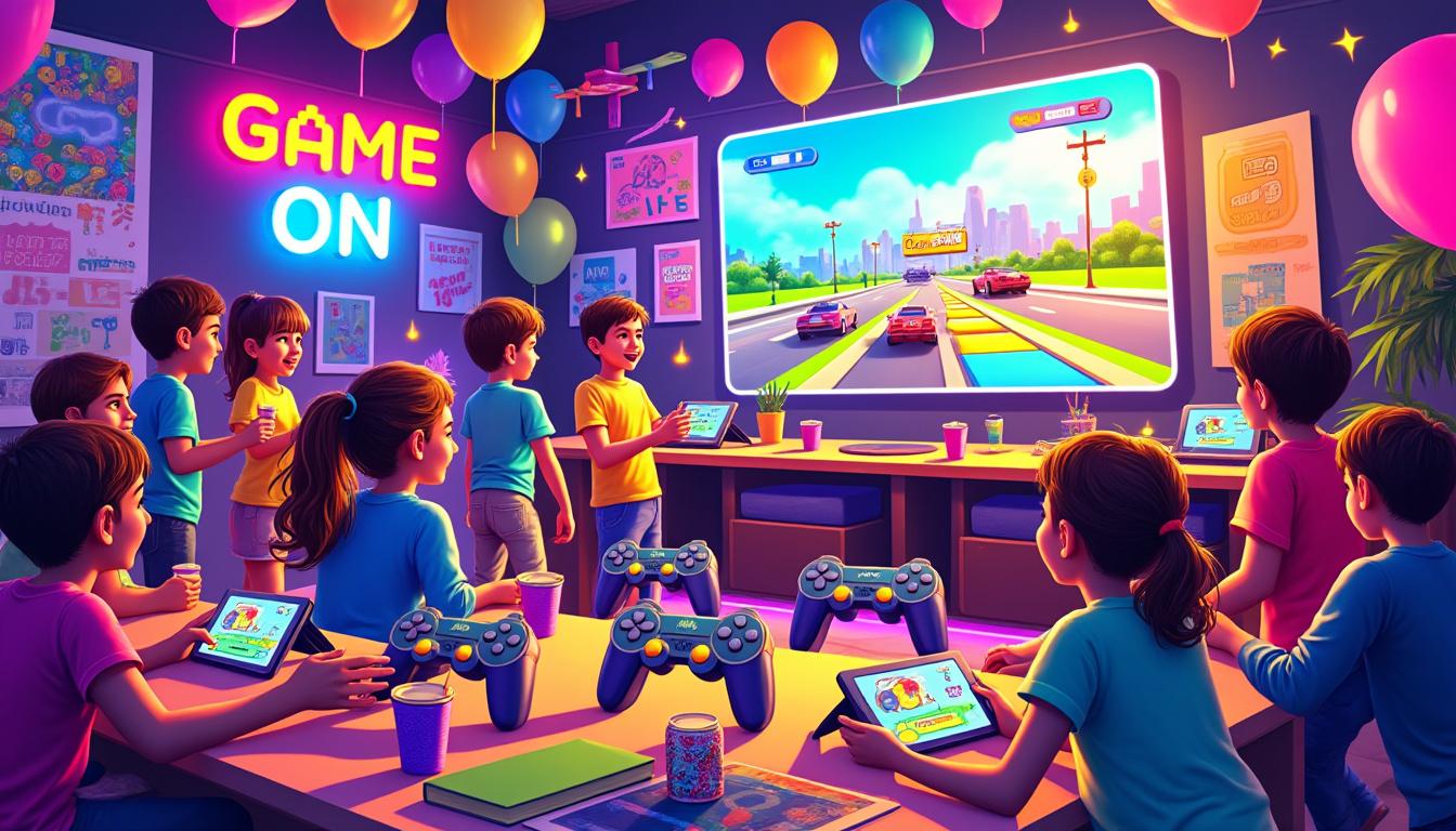 découvrez des idées de jeux amusants et créatifs inspirés des jeux vidéo pour animer parfaitement votre fête d'anniversaire pour enfants.