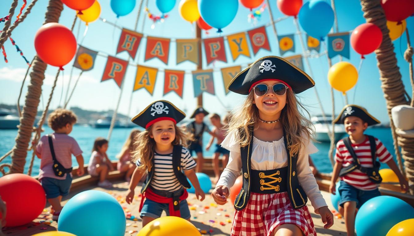 découvrez nos solutions de décoration uniques pour organiser une fête inoubliable pour enfants sur un bateau en location. ambiance magique garantie !