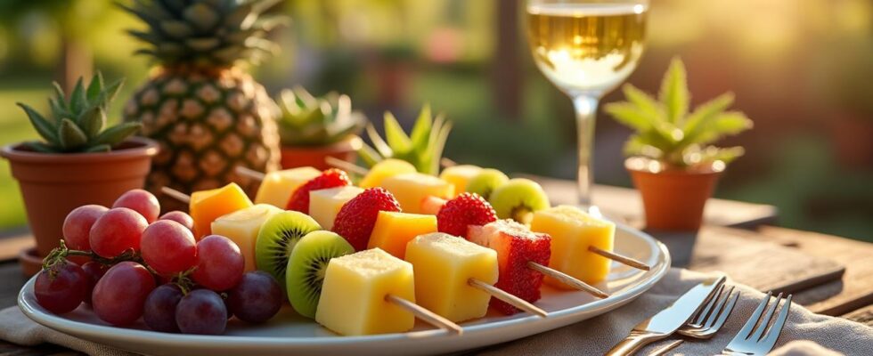 découvrez comment préparer des brochettes de fruits fraîches et colorées pour sublimer vos apéritifs d'été et ravir vos invités avec une touche saine et gourmande.