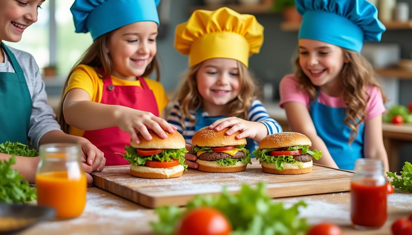 découvrez comment organiser un atelier mini-burgers amusant et réussi, avec des astuces simples pour régaler petits et grands à coup sûr !